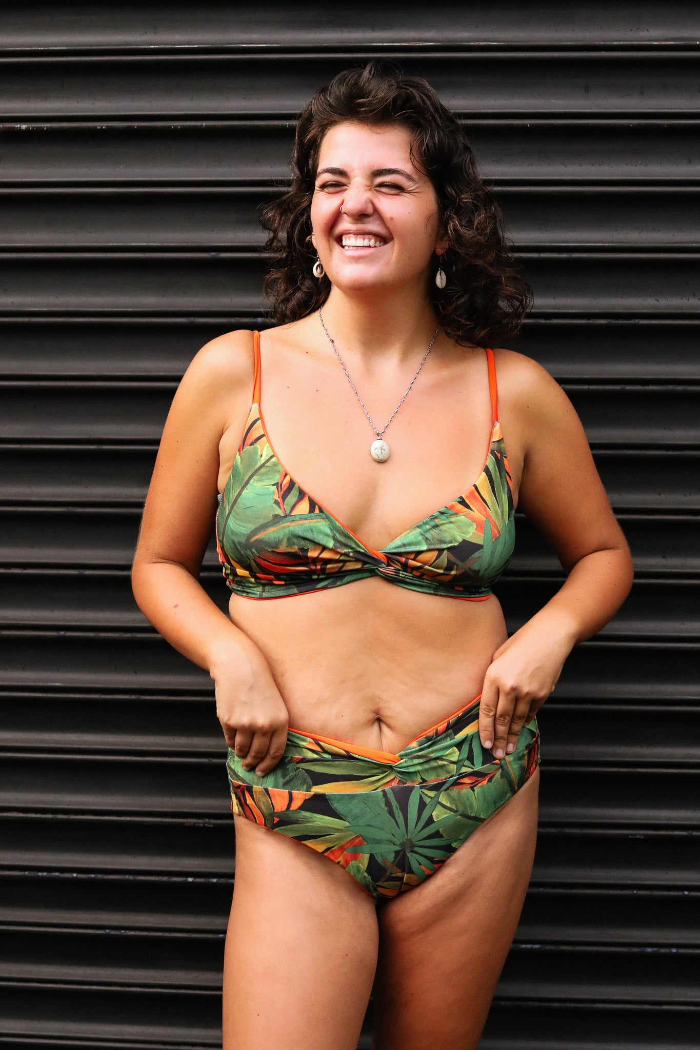 Top Capri Orange reversible to Fall
