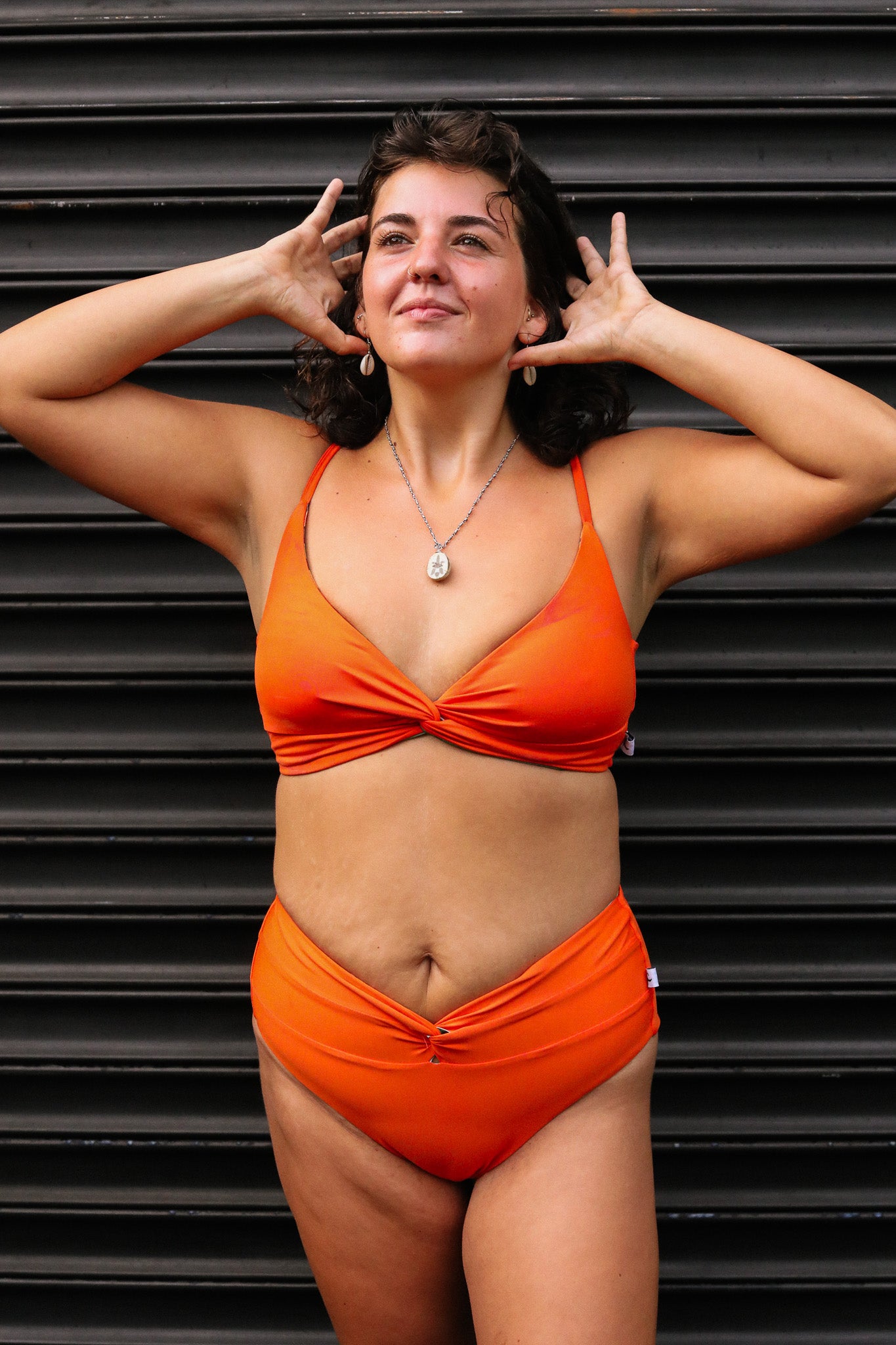 Top Capri Orange reversible to Fall
