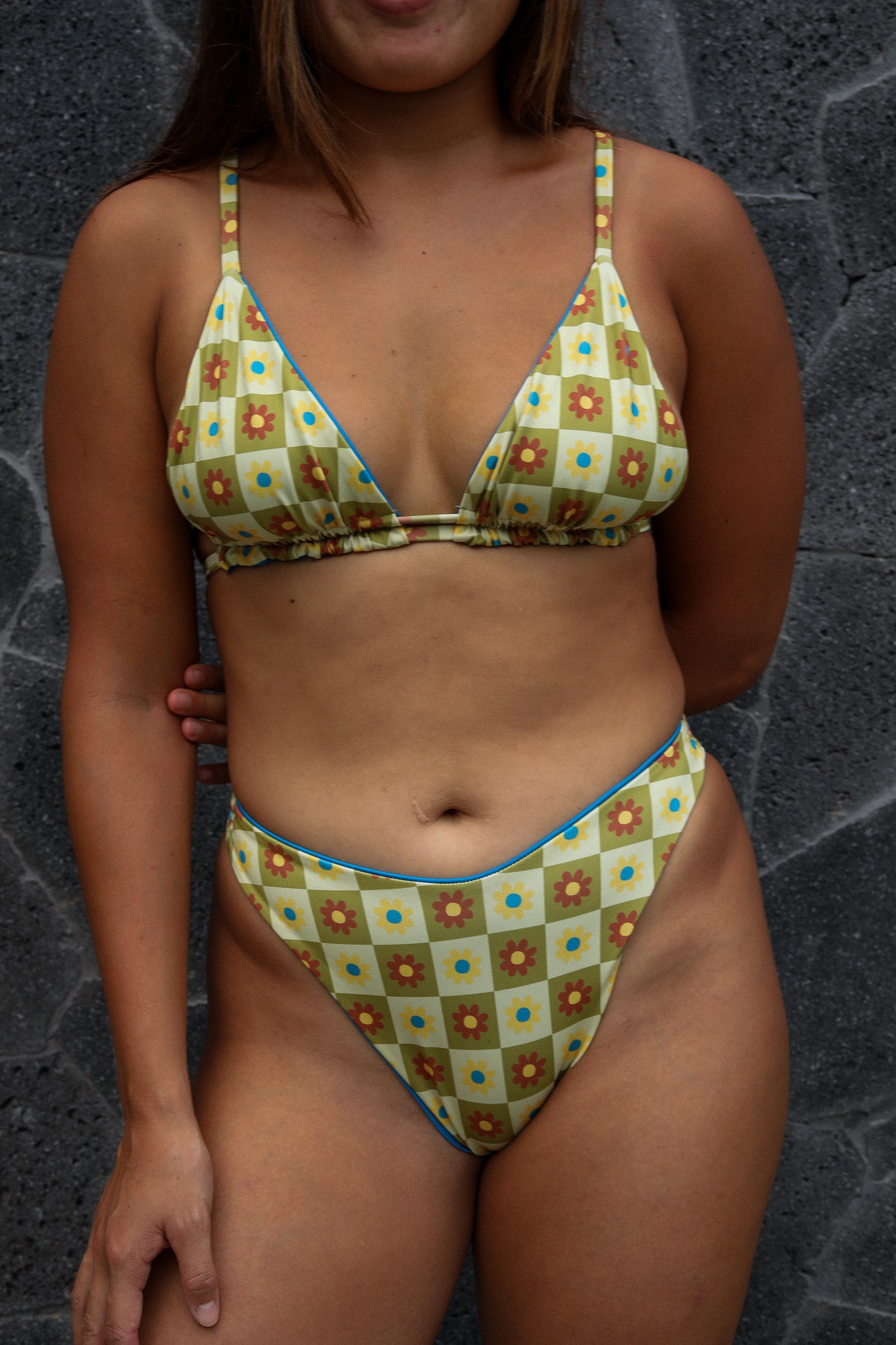 Top Uvita Belize reversible to Checkered