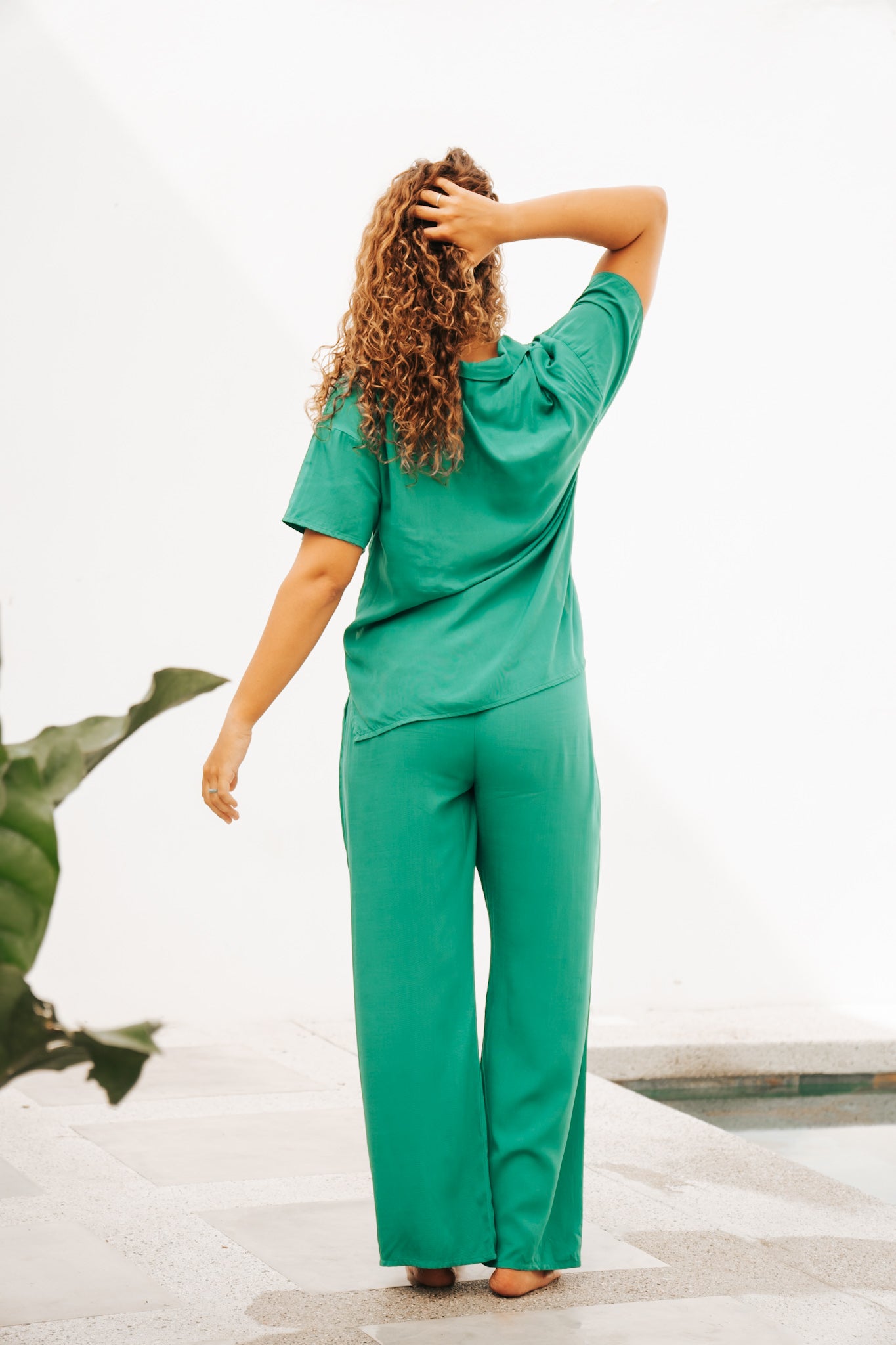 Trousers Cielo Green