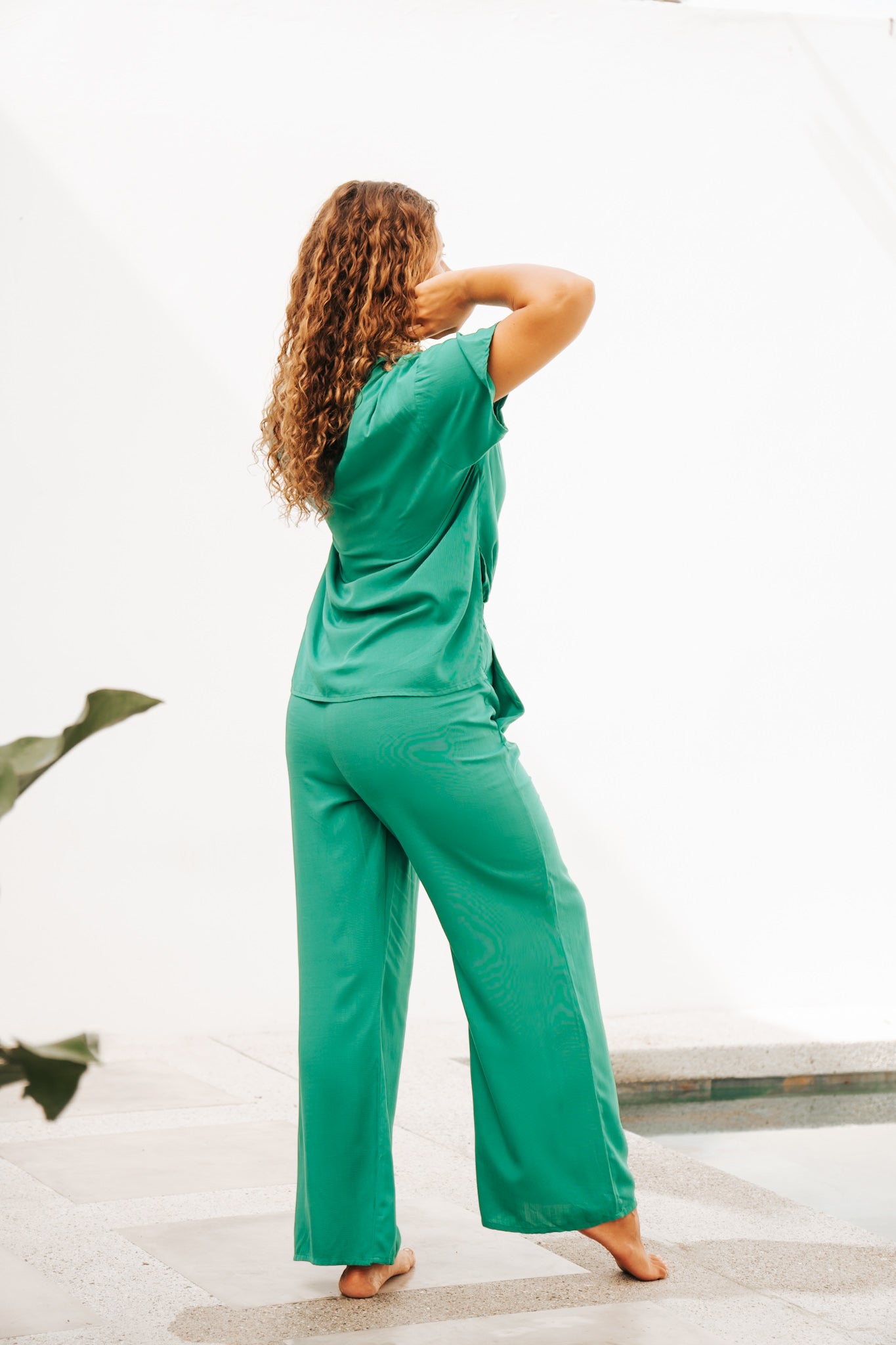 Trousers Cielo Green